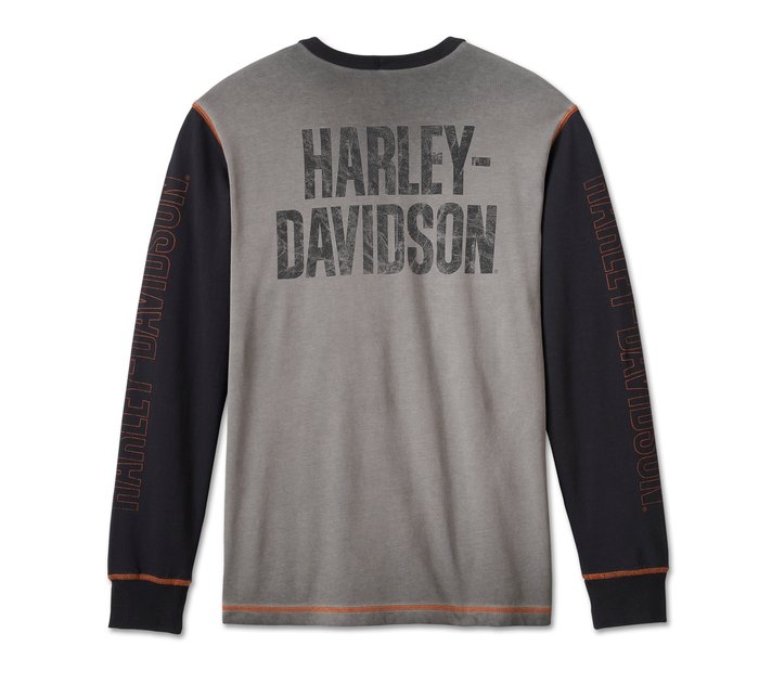 Harley-Davidson Men's Iron Bar Henley