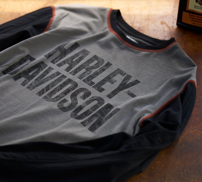 Harley-Davidson Men's Iron Bar Long Sleeve Tee