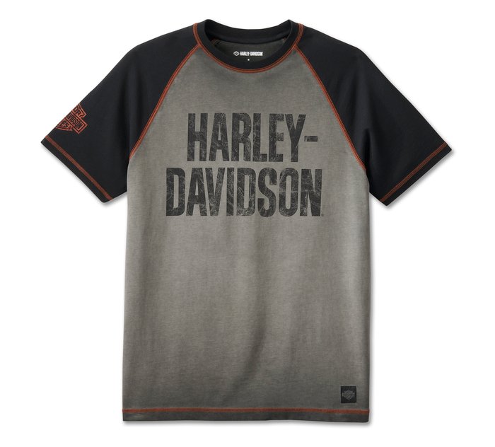 Harley-Davidson Men's Iron Bar Raglan Tee