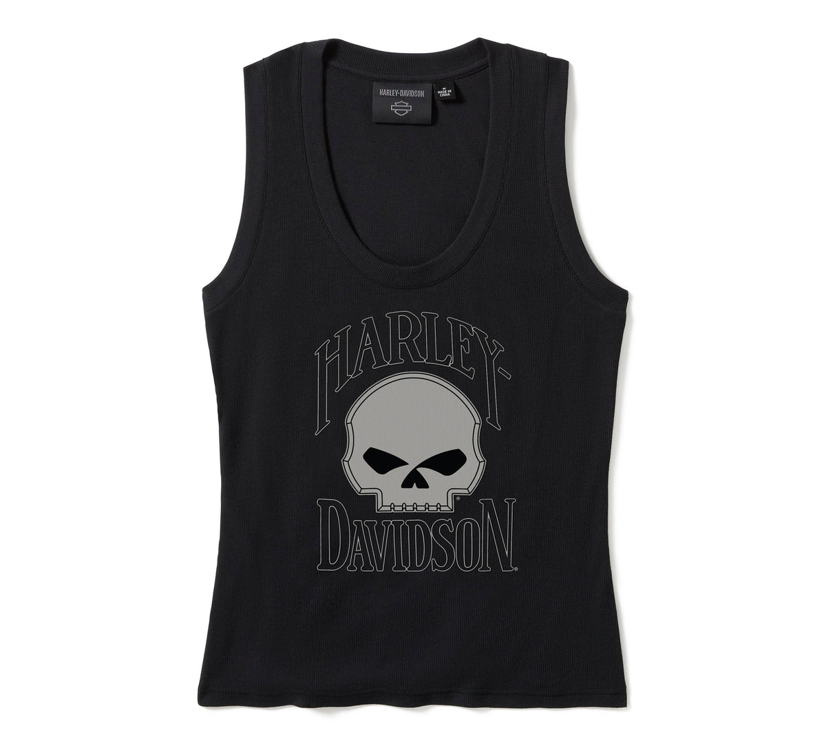 Harley-Davidson Women's Willie G™ Skull Ribbed Tank