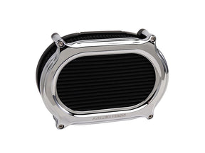 Arlen Ness - Stage 2 Oval Performance Air Cleaner Upgrade Kit – Chrome