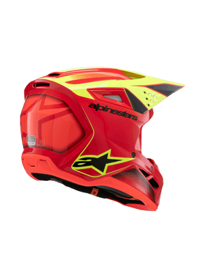 Alpinestars 2025 SM3 Youth Fray Red Yellow Black MX Helmet CL