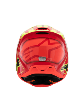 Alpinestars 2025 SM3 Youth Fray Red Yellow Black MX Helmet CL