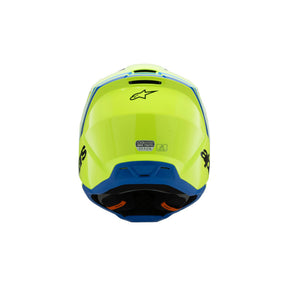 Alpinestars 2025 SM-3 Youth Radium Helmet - Fluro Yellow/Black/Blue CL