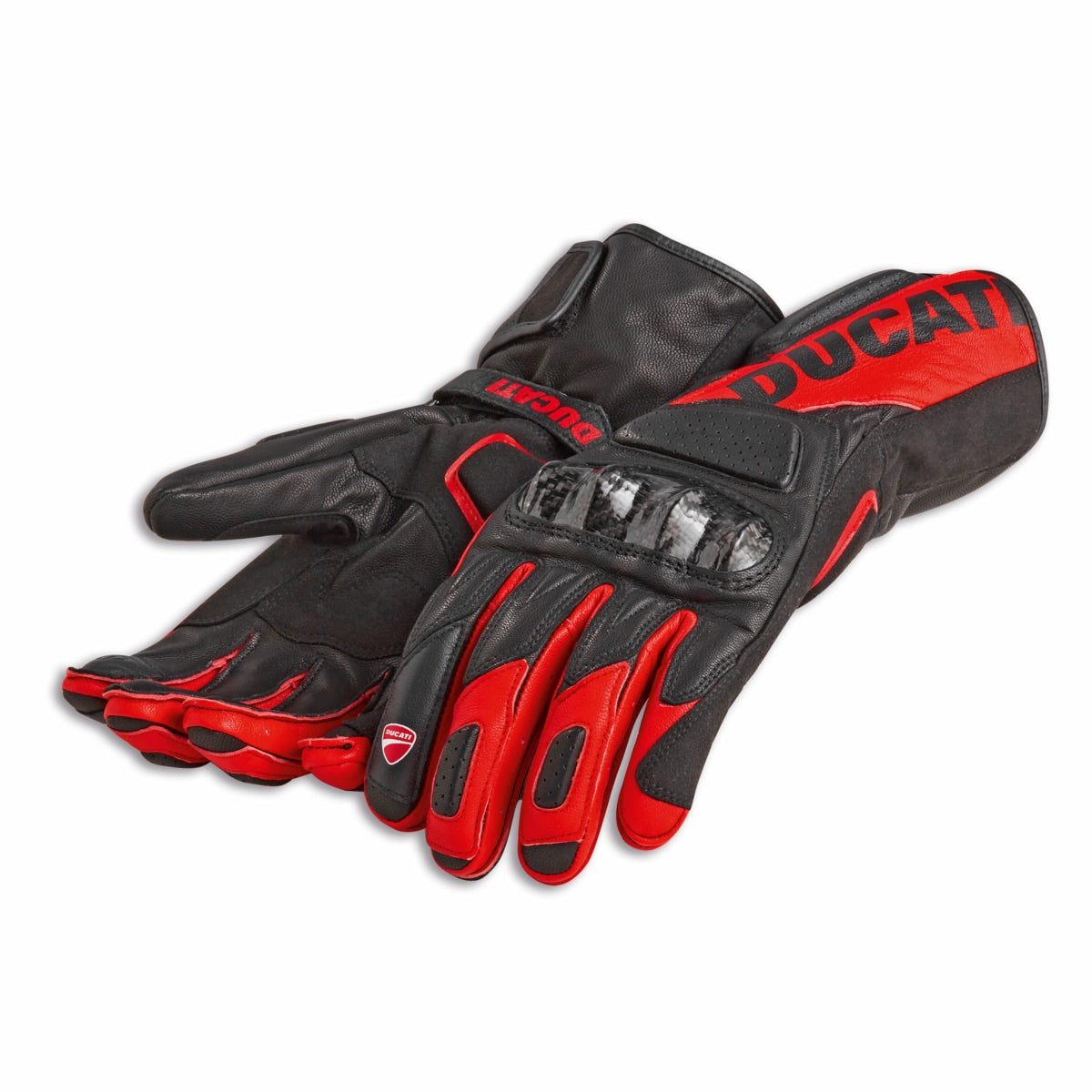 Ducati Performance C3 Leather gloves BLACK/RED