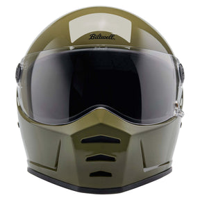 Biltwell Lane Splitter  Helmet - Gloss Olive Green