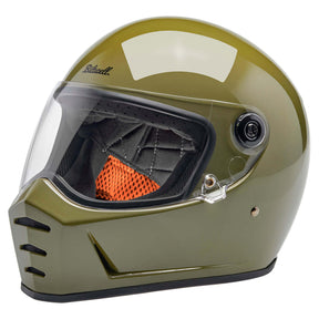 Biltwell Lane Splitter  Helmet - Gloss Olive Green