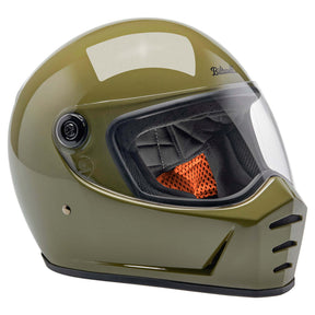 Biltwell Lane Splitter  Helmet - Gloss Olive Green