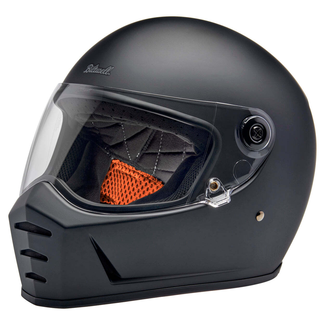 Biltwell Lane Splitter Helmet - Flat Black