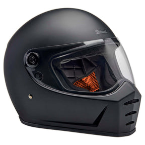 Biltwell Lane Splitter Helmet - Flat Black