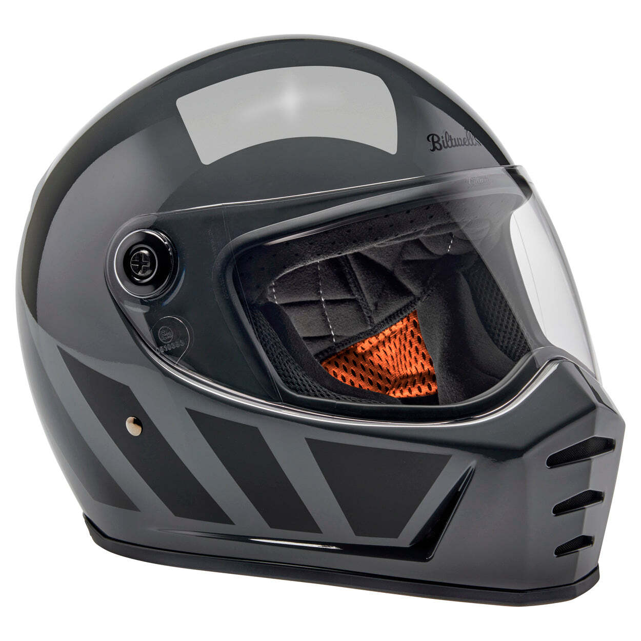 Biltwell Lane Splitter Helmet - Storm Grey Inertia