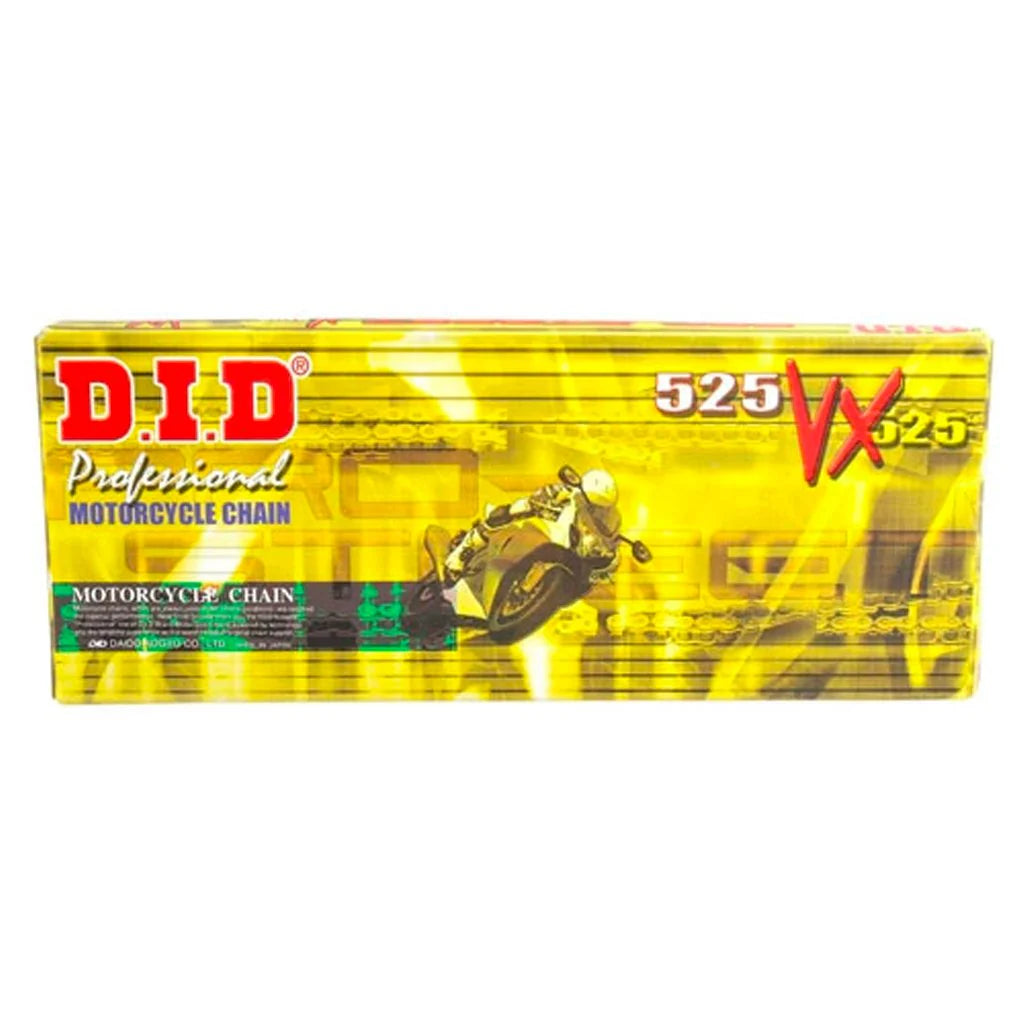 DID#525 FJ VX3 CHAIN 124L GOLD