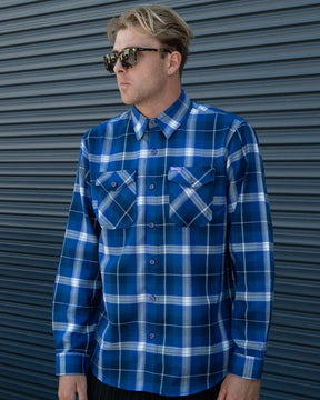 Dixxon X Bliss N Eso 'Flowers In The Pavement' Flannel Shirt