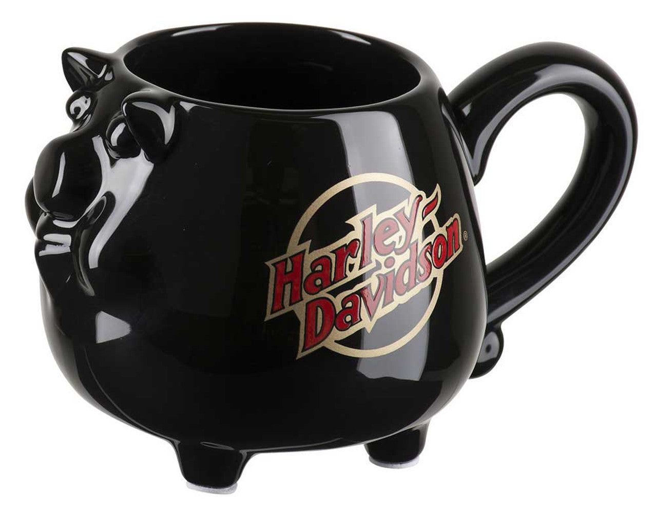 Harley-Davidson Hog Coffee Mug - Gloss Black