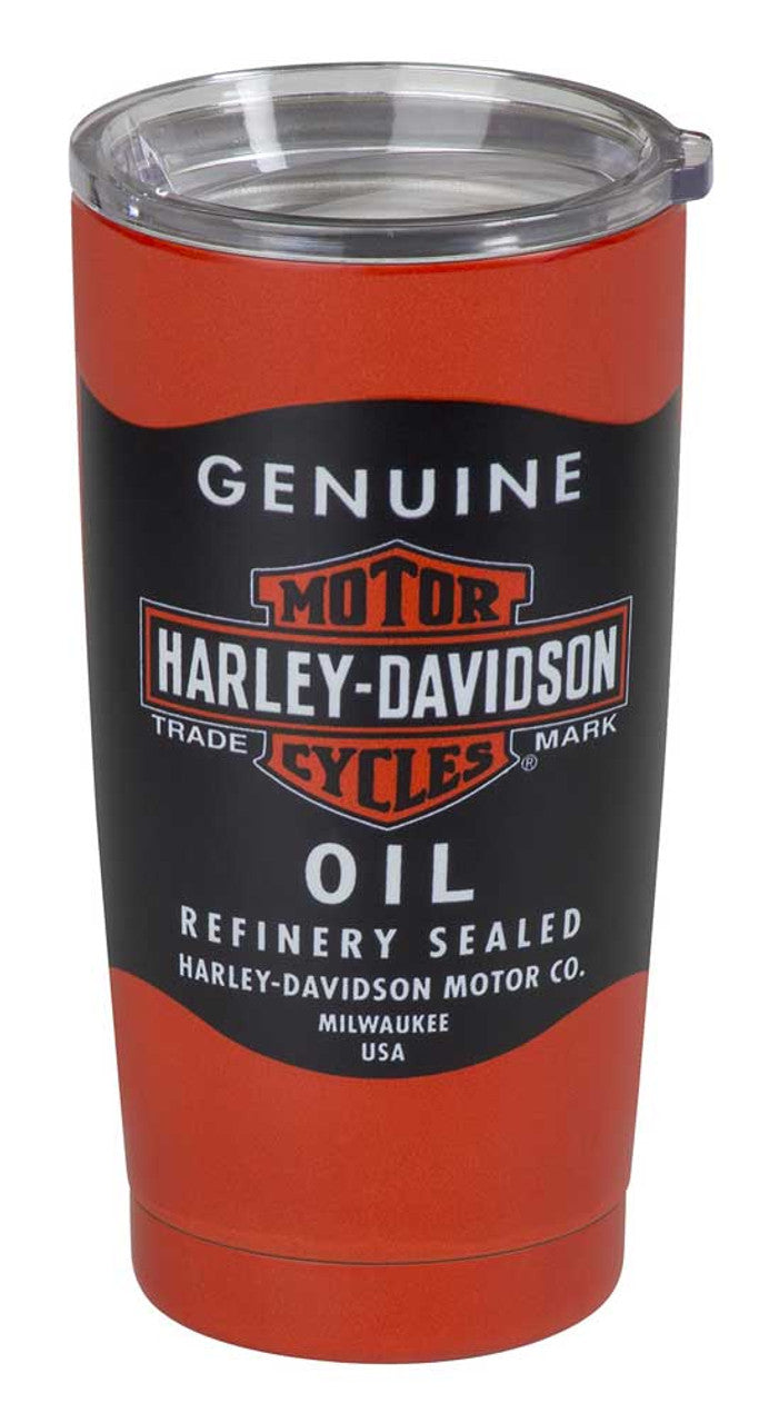 Harley-Davidson Oil Can Stainless Steel Insulated Travel Mug