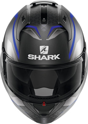 CL Shark Evo ES Yari Modular Helmet - Anthracite/Blue/Silver