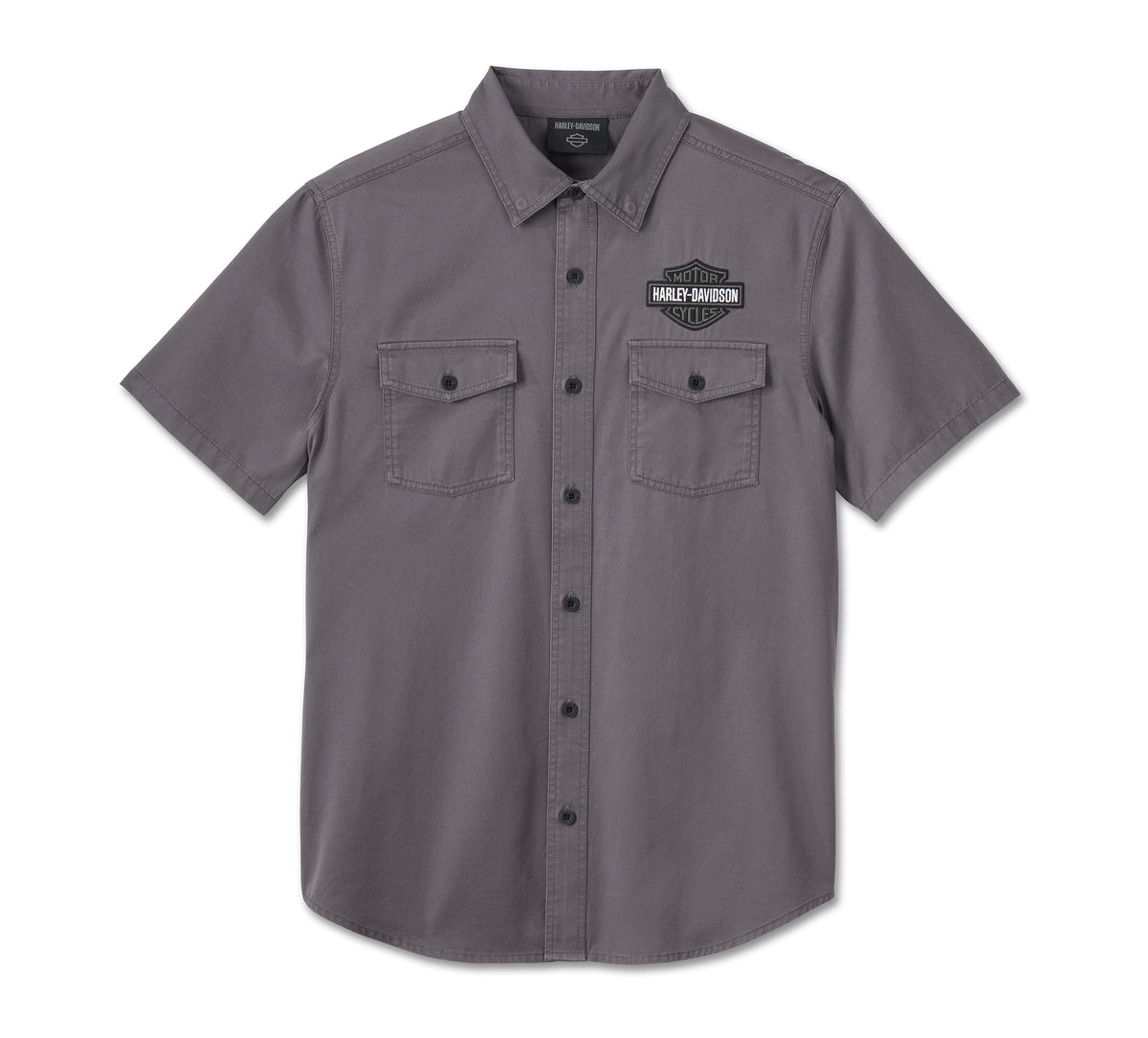 Harley-Davidson Men's Ashes Short Sleeve Shirt - Blackened Pearl