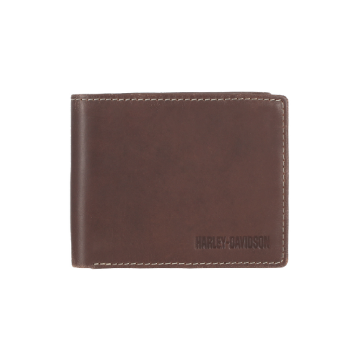 Harley-Davidson Smooth Classic Billfold Wallet- Brown