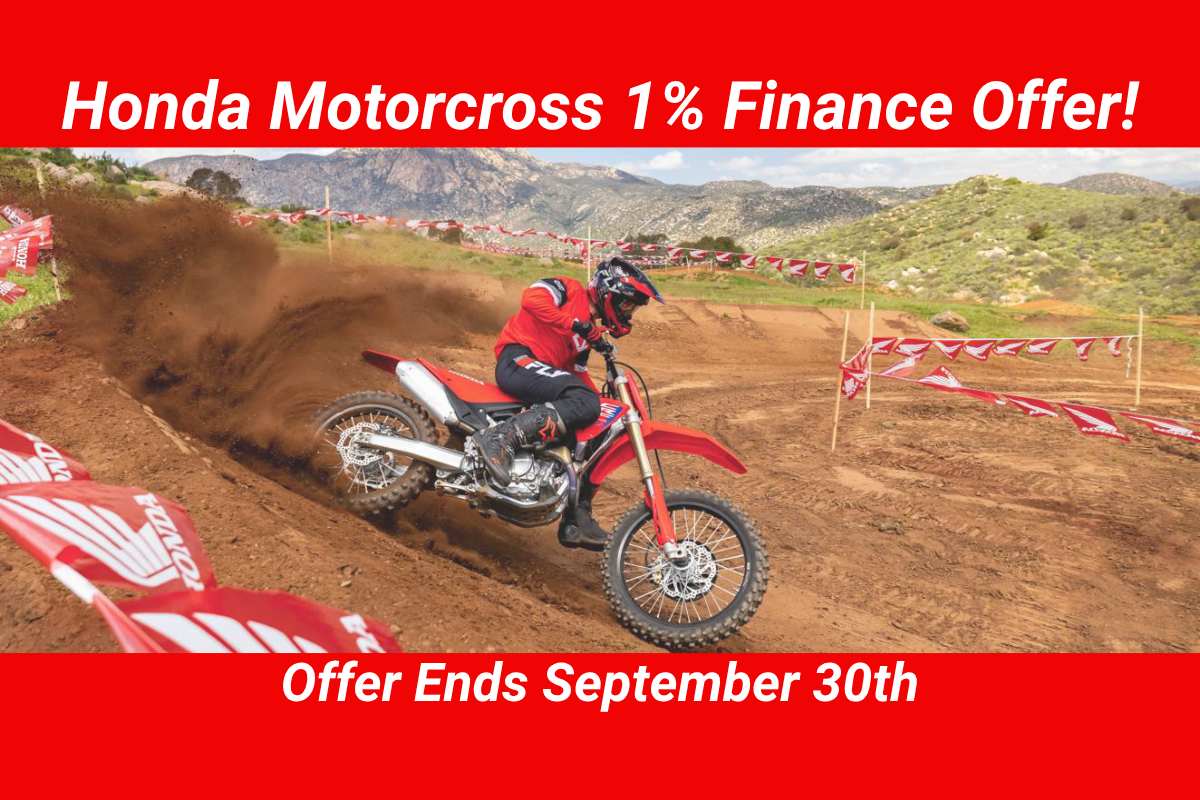 On selected competition motorcycles Get 1% p.a comparison rate finance*