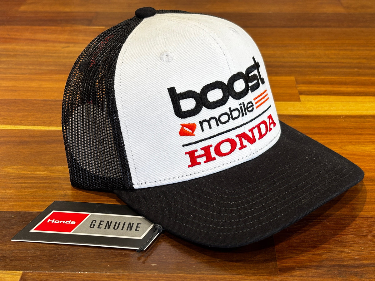 HONDA BOOST MOBILE WHITE CAP