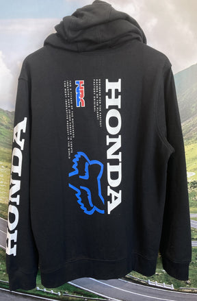 FLEECE HOODIE HONDA FOX RACING BLACK