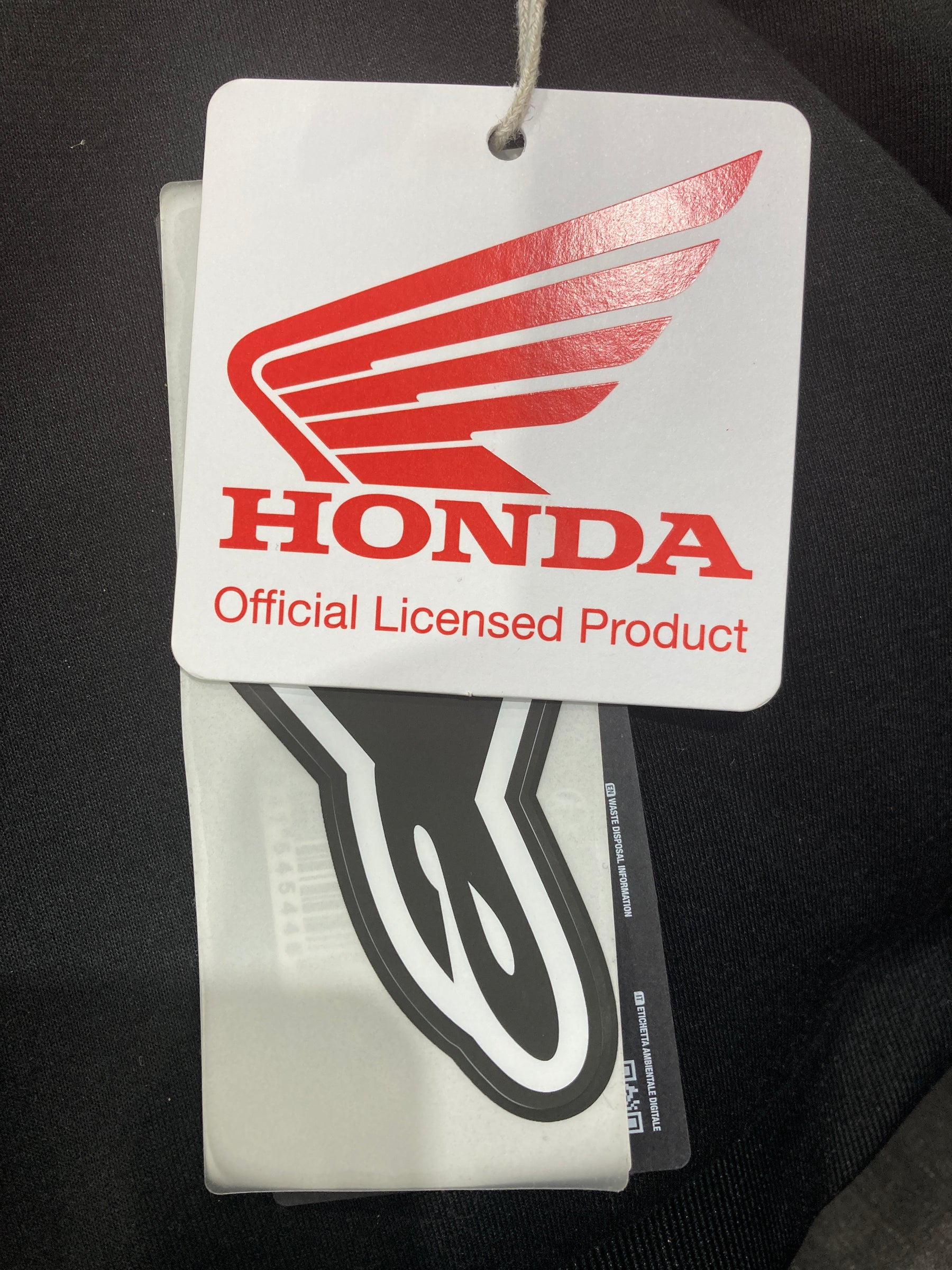 ALPINESTARS HONDA CHROME HOODIE JACKET BLK