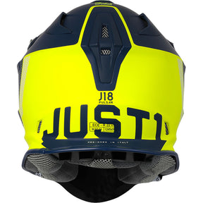 Just1 J18 MIPS Pulsar Matte Fluro Yellow/Blue Helmet