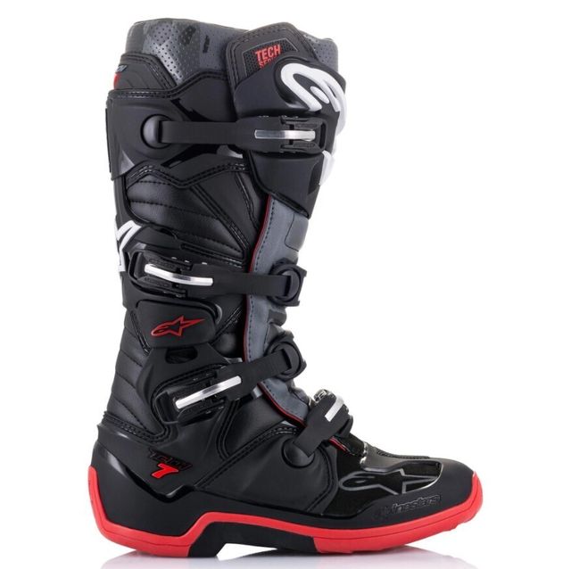 Alpinestars Tech 7 Off Road Boots Black/Grey/Red