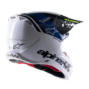 Alpinestars SM8 Radium 2 Nightlife Gloss - Blue White