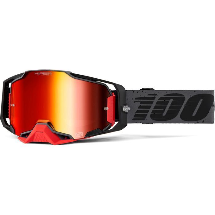 100% Adult Armega Hiper Goggle - Nekfeu - Mirror Red Lens CL