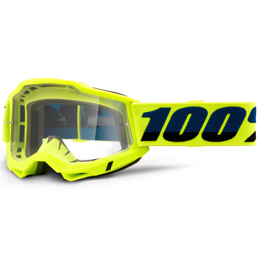 100% Adult Accuri2 Goggles Yellow w/Clear Lens