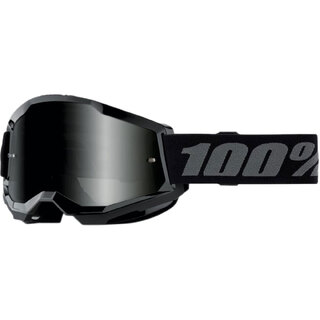 100% Adult Strata 2 Sand Black Smoke Goggles CL