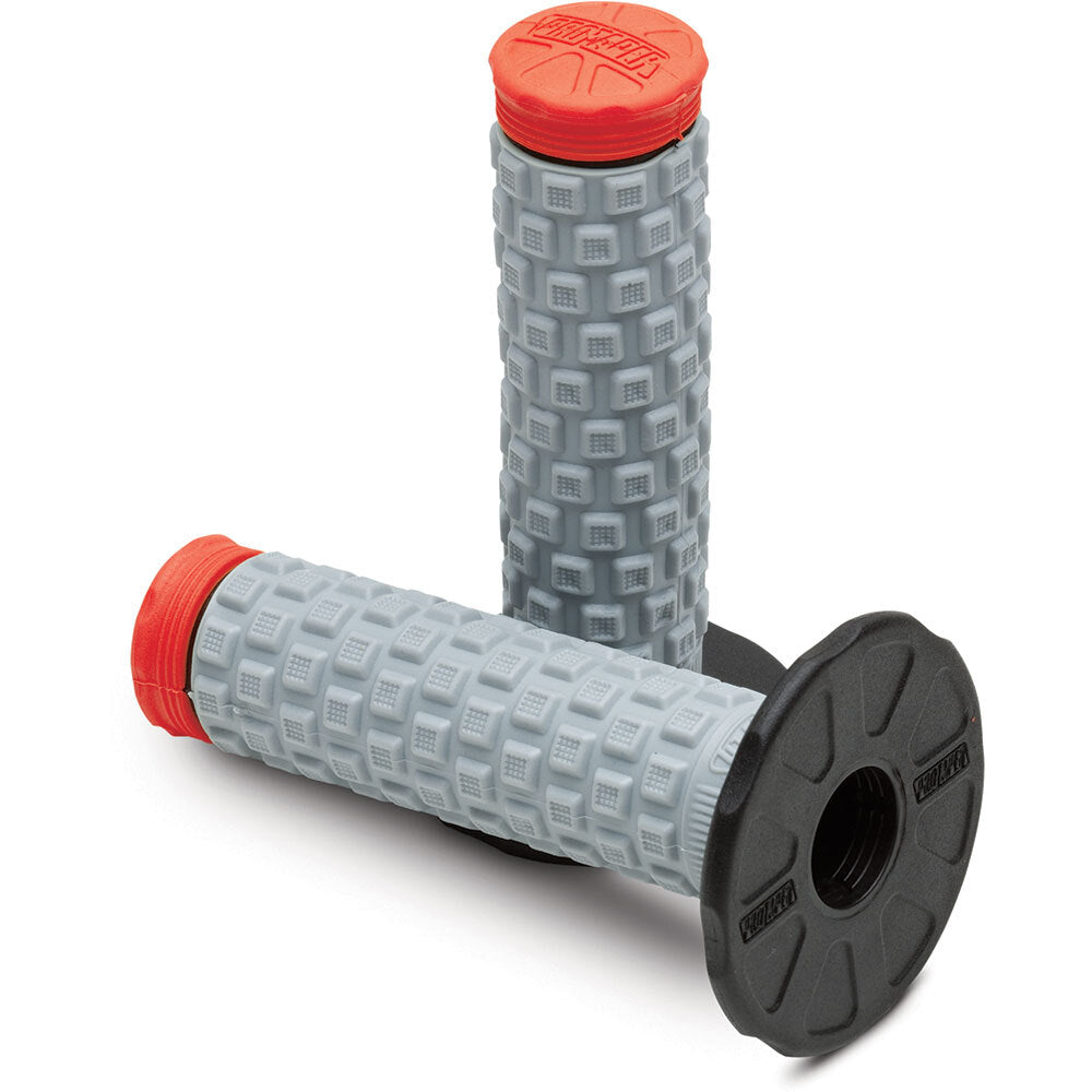 PRO TAPER PILLOW TOP DUAL COMPOUND RED GRIPS