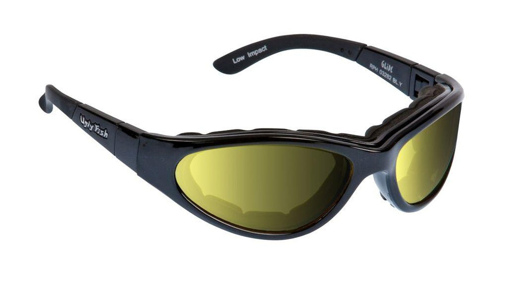 Ugly Fish Glide Matte Black Frames -Yellow Photochromic Lens