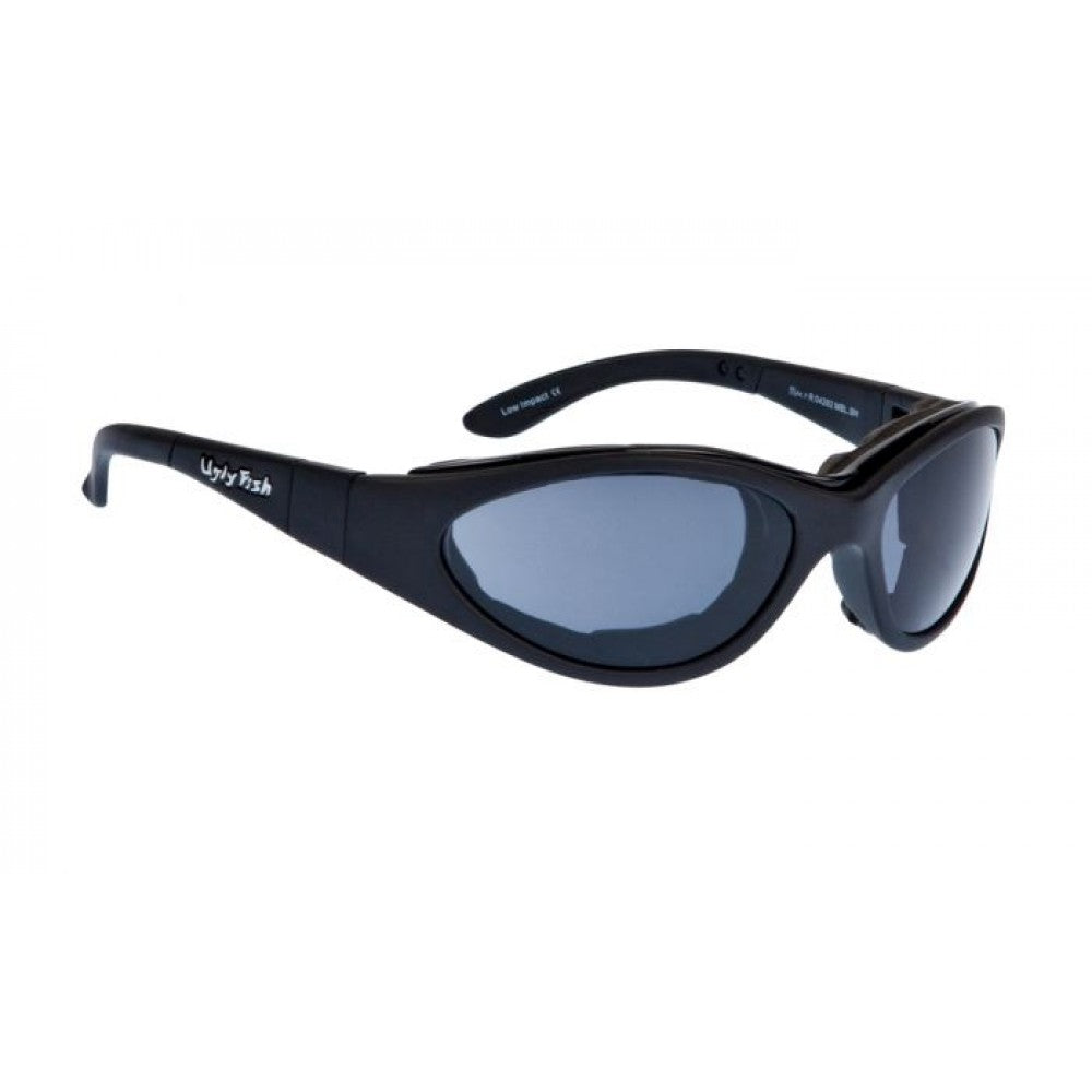 Ugly Fish Slim Matte Black Glasses -Smoke Lens