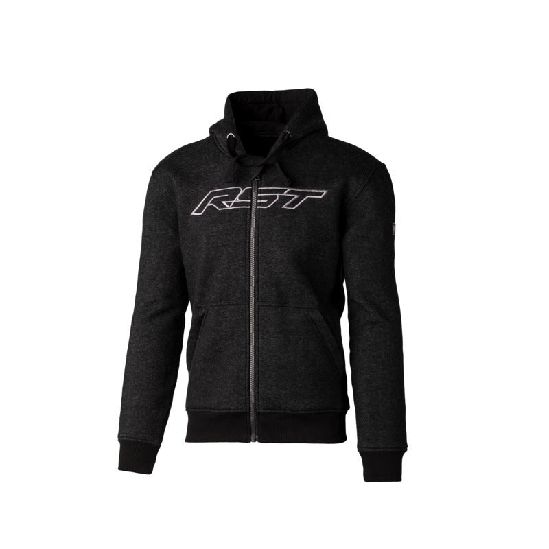 RST Zip Logo CE Kevlar Hoodie - Black/Grey CL