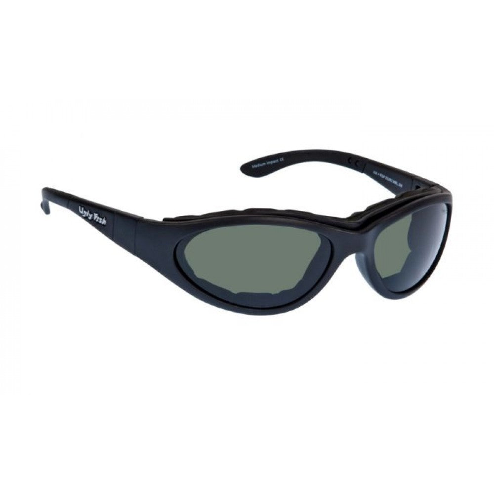 Ugly Fish Polarised Matte Black Frame - Smoke Lens