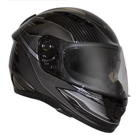 RXT A736 Evo Axis Motorcycle Helmet - Black/Grey