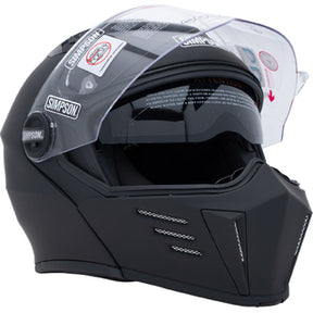 Simpson Darksome Modular Helmet - Black (Mod Bandit)