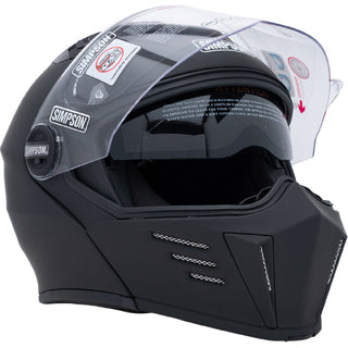 Simpson Darksome Modular Helmet - Black (Mod Bandit)