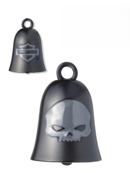 Harley-Davidson Black Matte Willie G Skull Ride Bell