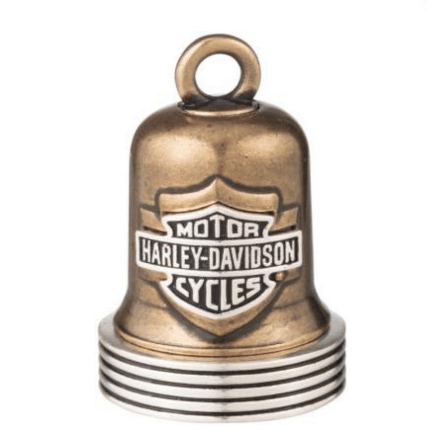 Harley-Davidson Logo Engraved With Ribbed Details Ride Bell