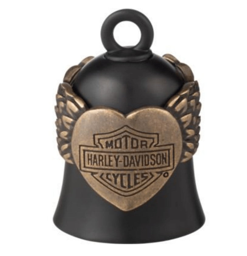 Harley-Davidson® Brass Heart Wing Riding Bell