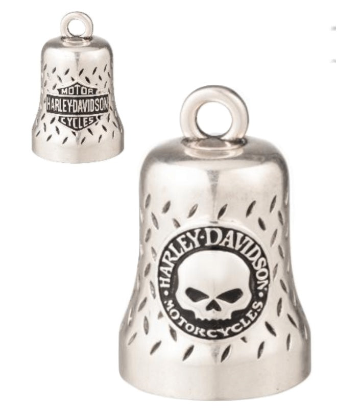 Harley-Davidson Silver Tone Willie G Skull Ride Bell