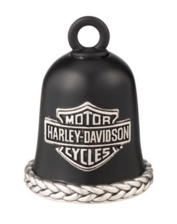 Harley-Davidson® Braided Bar & Shield Ride Bell - Matte Black