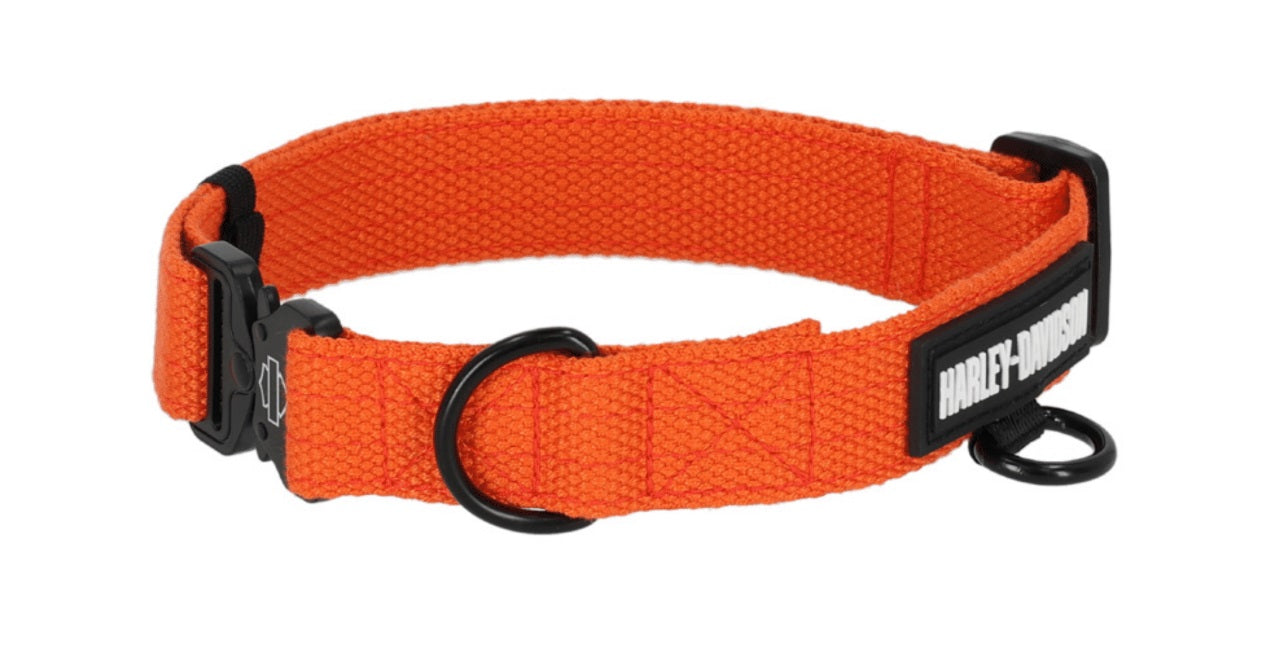 Harley-Davidson NYLON H-D ™ LOGO Collar - ORANGE