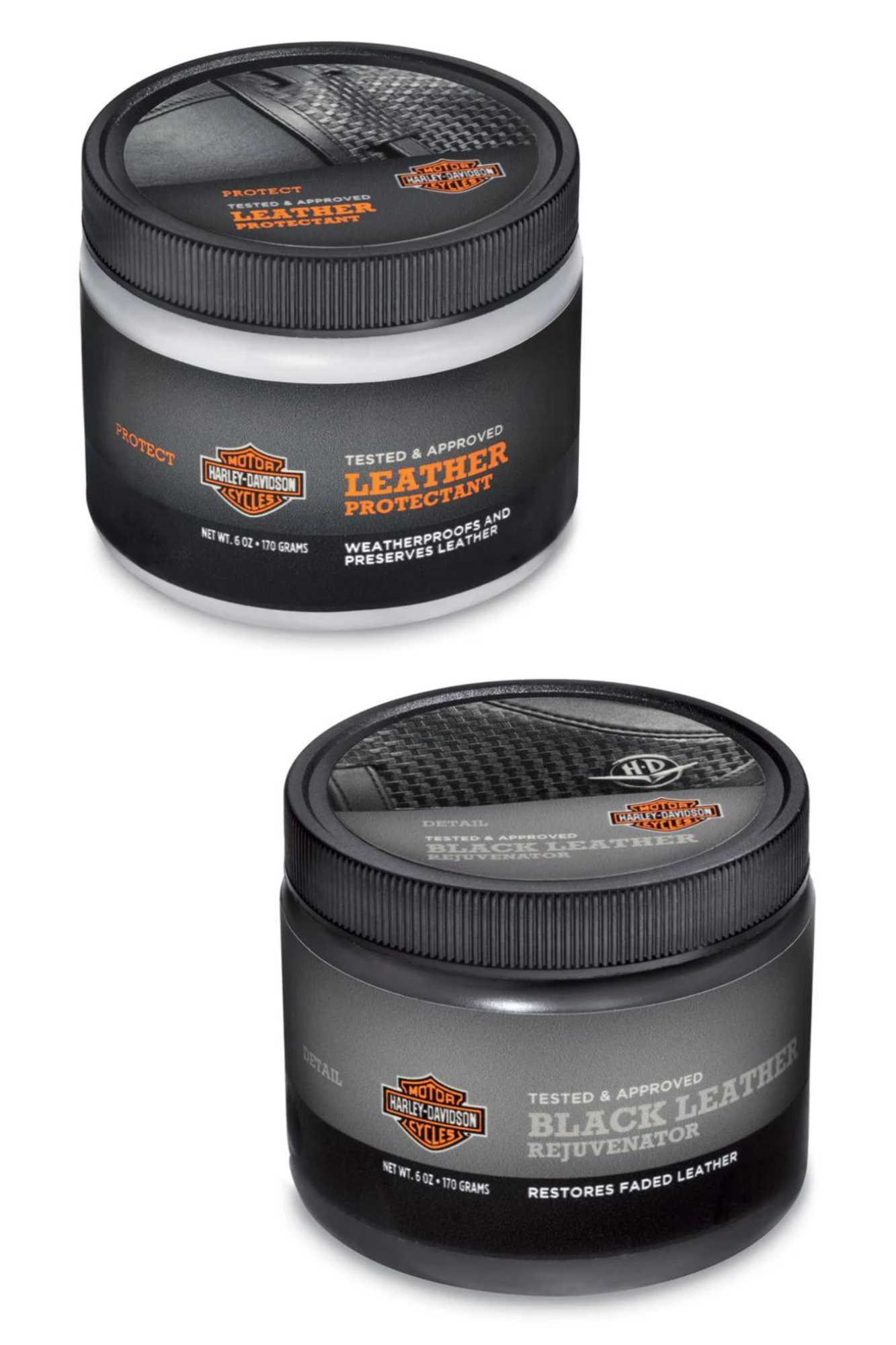 Bundle: Harley-Davidson Leather Protectant + Harley-Davidson Black Leather Rejuvenater