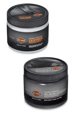 Bundle: Harley-Davidson Leather Protectant + Harley-Davidson Black Leather Rejuvenater
