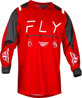 Fly Racing 2024 F-16 Jersey - Red Charcoal White CL