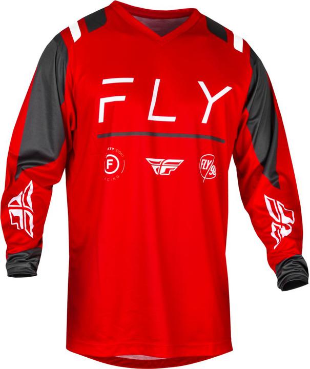 Fly Racing 2024 F-16 Jersey - Red Charcoal White